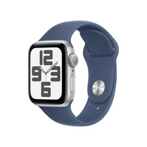 Apple Watch SE GPS 40mm / Aluminio Plata / Banda Denim Sport