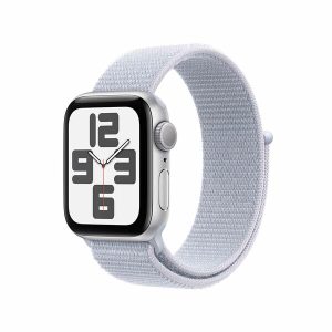 Apple Watch SE GPS 40mm / Aluminio Plata / Banda Blue Cloud Sport Loop