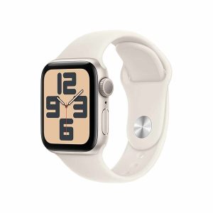 Apple Watch SE GPS 40mm / Blanco Estrella Aluminio / Banda Blanco Estrella Sport