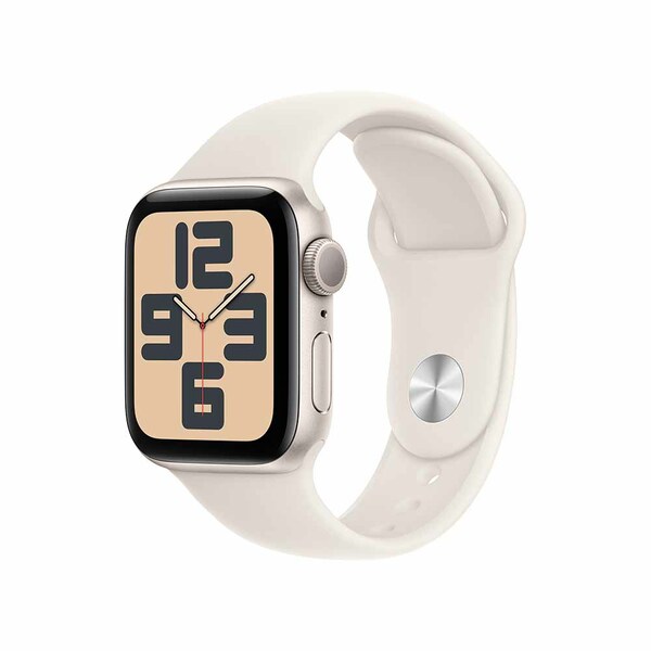 Apple Watch SE GPS + Cellular 44mm / Blanco Estrella Aluminio / Banda Blanco Estrella Sport