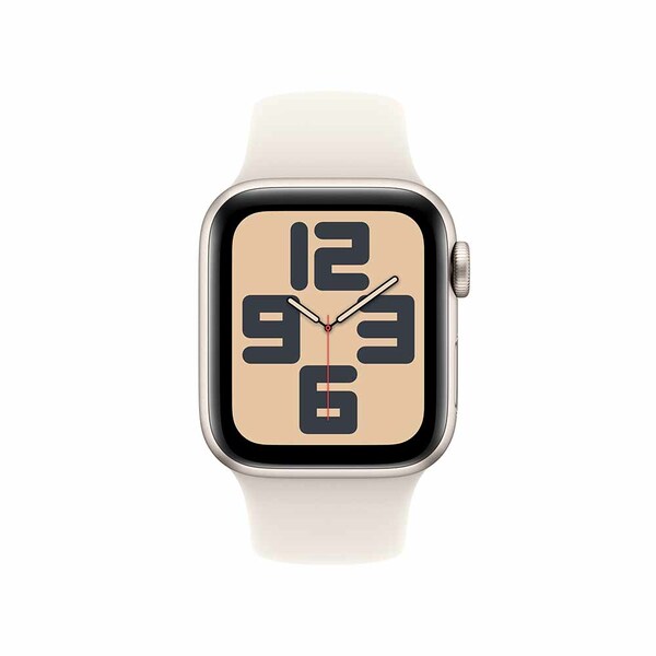 Apple Watch SE GPS + Cellular 44mm / Blanco Estrella Aluminio / Banda Blanco Estrella Sport - Imagen 2