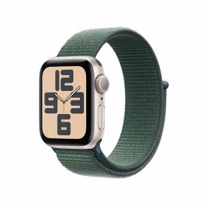Apple Watch SE GPS 40mm / Blanco Estrella Aluminio / Banda Lake Green Sport Loop