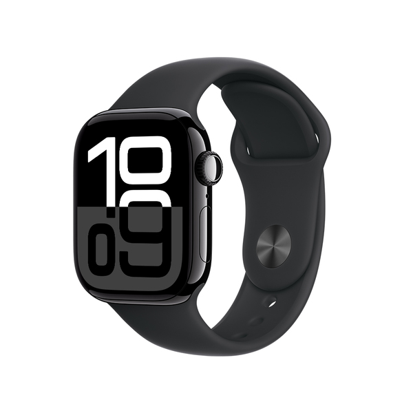 Apple Watch S10 GPS + Cellular 42mm / Aluminio Jet Black / Banda Black Sport