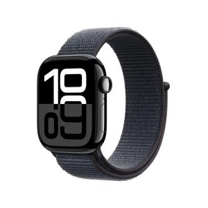 Apple Watch S10 GPS + Cellular 42mm / Aluminio Jet Black / Banda Ink Sport Loop