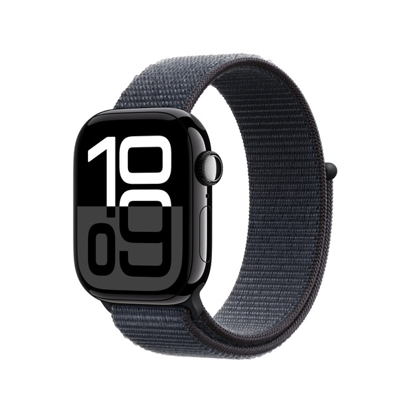 Apple Watch S10 GPS + Cellular 42mm / Aluminio Jet Black / Banda Ink Sport Loop