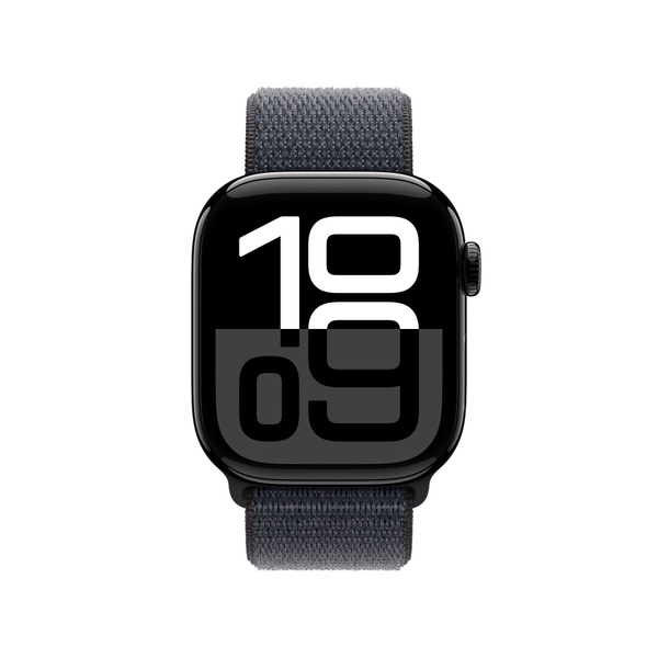 Apple Watch S10 GPS + Cellular 42mm / Aluminio Jet Black / Banda Ink Sport Loop - Imagen 2