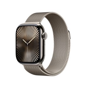 Apple Watch S10 GPS + Cellular 42mm / Titanio Natural / Banda Milanese Loop