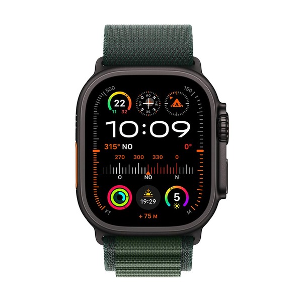 Apple Watch Ultra 2 GPS + Cellular 49mm / Titanio Black / Banda Dark Green Alpine Loop - Imagen 2