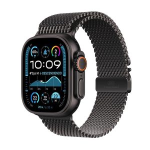Apple Watch Ultra 2 GPS + Cellular 49mm / Titanio Black / Banda Titanio Milanese Loop