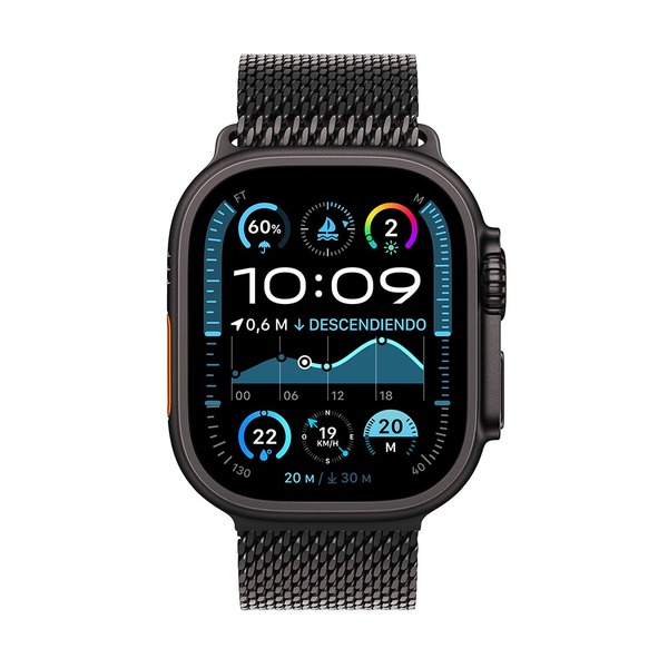 Apple Watch Ultra 2 GPS + Cellular 49mm / Titanio Black / Banda Titanio Milanese Loop - Imagen 2