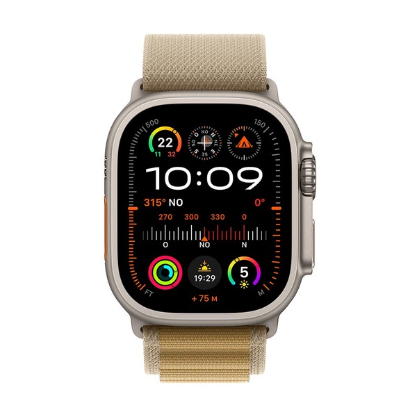 Apple Watch Ultra 2 GPS + Cellular 49mm / Titanio Natural / Banda Tan Alpine Loop - Imagen 2