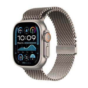 Apple Watch Ultra 2 GPS + Cellular 49mm / Titanio Natural / Banda Titanio Milanese Loop