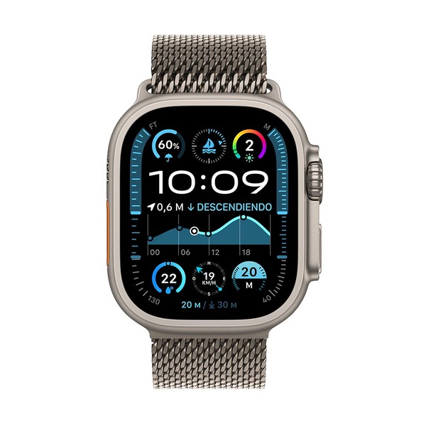 Apple Watch Ultra 2 GPS + Cellular 49mm / Titanio Natural / Banda Titanio Milanese Loop - Imagen 2