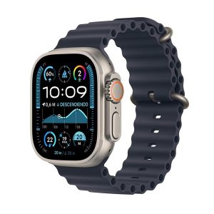Apple Watch Ultra 2 GPS + Cellular 49mm / Titanio Natural / Banda Navy Ocean